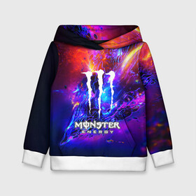 Детская толстовка 3D с принтом MONSTER ENERGY в Екатеринбурге, 100% полиэстер | двухслойный капюшон со шнурком для регулировки, мягкие манжеты на рукавах и по низу толстовки, спереди карман-кенгуру с мягким внутренним слоем | amg | auto | bmw | honda | jdm | mercedes | nissan | porsche | racing | sport | subar | toyota | автомобил | автомобильные | киа | лексус | марка | машины | митсубиси | ниссан | порше | спорт | субару | тесла | тойота | хонда