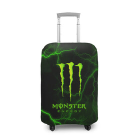 Чехол для чемодана 3D с принтом MONSTER ENERGY в Екатеринбурге, 86% полиэфир, 14% спандекс | двустороннее нанесение принта, прорези для ручек и колес | amg | auto | bmw | honda | jdm | mercedes | nissan | porsche | racing | sport | subar | toyota | автомобил | автомобильные | киа | лексус | марка | машины | митсубиси | ниссан | порше | спорт | субару | тесла | тойота | хонда