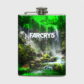 Фляга с принтом FARCRY5 в Екатеринбурге, металлический корпус | емкость 0,22 л, размер 125 х 94 мм. Виниловая наклейка запечатывается полностью | far cry | farcry | game | ubisof | выживание | джунгли | игры | остров | фар край