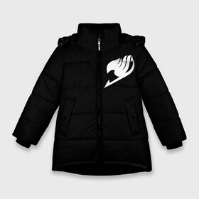 Зимняя куртка для девочек 3D с принтом FAIRY TAIL FIRE в Екатеринбурге, ткань верха — 100% полиэстер; подклад — 100% полиэстер, утеплитель — 100% полиэстер. | длина ниже бедра, удлиненная спинка, воротник стойка и отстегивающийся капюшон. Есть боковые карманы с листочкой на кнопках, утяжки по низу изделия и внутренний карман на молнии. 

Предусмотрены светоотражающий принт на спинке, радужный светоотражающий элемент на пуллере молнии и на резинке для утяжки. | fairy tail | happy | natsu | грей фуллбастер | добенгаль | иксид | кавазу | лектор | локи | люси | нацу | нацу драгнил | ничия | пантер лили | тока | фейри тейл | фрош | хвост феи | хэппи | чарли | эрза