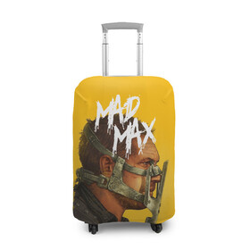 Чехол для чемодана 3D с принтом Mad Max в Екатеринбурге, 86% полиэфир, 14% спандекс | двустороннее нанесение принта, прорези для ручек и колес | mad max | mad max fury road | безумный макс | мад макс | мед макс мэд макс
