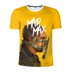Мужская футболка 3D спортивная с принтом Mad Max в Екатеринбурге, 100% полиэстер с улучшенными характеристиками | приталенный силуэт, круглая горловина, широкие плечи, сужается к линии бедра | Тематика изображения на принте: mad max | mad max fury road | безумный макс | мад макс | мед макс мэд макс