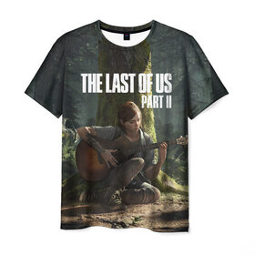 Мужская футболка 3D с принтом The Last of Us part 2 в Екатеринбурге, 100% полиэфир | прямой крой, круглый вырез горловины, длина до линии бедер | day | ellie | games | joel | naughty dog | день | джоэл | игры | одни из нас | часть 2 | элли