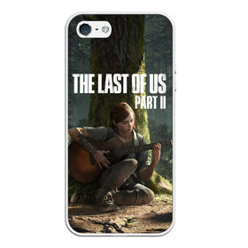 Чехол для iPhone 5/5S матовый с принтом The Last of Us part 2 в Екатеринбурге, Силикон | Область печати: задняя сторона чехла, без боковых панелей | 