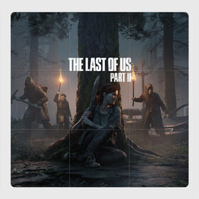 Магнитный плакат 3Х3 с принтом The Last of Us part 2 в Екатеринбурге, Полимерный материал с магнитным слоем | 9 деталей размером 9*9 см | Тематика изображения на принте: ellie | games | joel | naughty dog | night | джоэл | игры | ночь | одни из нас | часть 2 | элли