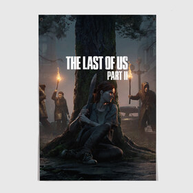 Постер с принтом The Last of Us part 2 в Екатеринбурге, 100% бумага
 | бумага, плотность 150 мг. Матовая, но за счет высокого коэффициента гладкости имеет небольшой блеск и дает на свету блики, но в отличии от глянцевой бумаги не покрыта лаком | ellie | games | joel | naughty dog | night | джоэл | игры | ночь | одни из нас | часть 2 | элли