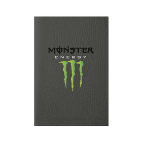 Обложка для паспорта матовая кожа с принтом MONSTER ENERGY (Z) в Екатеринбурге, натуральная матовая кожа | размер 19,3 х 13,7 см; прозрачные пластиковые крепления | black monster | bmx | claw | cybersport | energy | monster | monster energy | moto | motocross | race | sport | киберспорт | когти | монстер энерджи | монстр | мото | мотокросс | ралли | скейтбординг | спорт | энергия