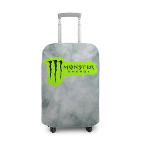 Чехол для чемодана 3D с принтом MONSTER ENERGY (Z) в Екатеринбурге, 86% полиэфир, 14% спандекс | двустороннее нанесение принта, прорези для ручек и колес | black monster | bmx | claw | cybersport | energy | monster | monster energy | moto | motocross | race | sport | киберспорт | когти | монстер энерджи | монстр | мото | мотокросс | ралли | скейтбординг | спорт | энергия