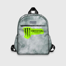 Детский рюкзак 3D с принтом MONSTER ENERGY (Z) в Екатеринбурге, 100% полиэстер | лямки с регулируемой длиной, сверху петелька, чтобы рюкзак можно было повесить на вешалку. Основное отделение закрывается на молнию, как и внешний карман. Внутри дополнительный карман. По бокам два дополнительных кармашка | black monster | bmx | claw | cybersport | energy | monster | monster energy | moto | motocross | race | sport | киберспорт | когти | монстер энерджи | монстр | мото | мотокросс | ралли | скейтбординг | спорт | энергия