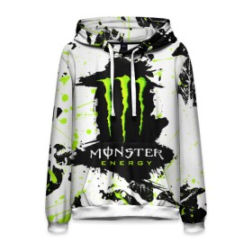 Мужская толстовка 3D с принтом MONSTER ENERGY (Z) в Екатеринбурге, 100% полиэстер | двухслойный капюшон со шнурком для регулировки, мягкие манжеты на рукавах и по низу толстовки, спереди карман-кенгуру с мягким внутренним слоем. | Тематика изображения на принте: black monster | bmx | claw | cybersport | energy | monster | monster energy | moto | motocross | race | sport | киберспорт | когти | монстер энерджи | монстр | мото | мотокросс | ралли | скейтбординг | спорт | т | энергия