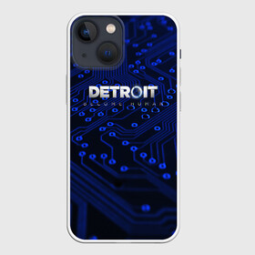 Чехол для iPhone 13 mini с принтом DETROIT:BECOME HUMAN в Екатеринбурге,  |  | action | ai | android | connor | detroit become human | game | rk 800 | rk 900 | андроиды | детектив | игра | игры | интерактивное кино | кара | коннор | логотип | маркус | роботы | фирменный стиль | экшн