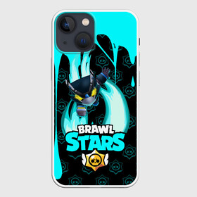 Чехол для iPhone 13 mini с принтом Brawl stars mecha crow. в Екатеринбурге,  |  | bibi | brawl stars | coach mike | leon | leon shark | mecha crow | mr.p | sally leon | sandy | sprout | unicorn | virus 8 bit | биби | бравл старс | вирус 8 бит | леон | оборотень | спроут | сэли леон