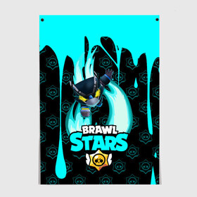 Постер с принтом Brawl stars mecha crow. в Екатеринбурге, 100% бумага
 | бумага, плотность 150 мг. Матовая, но за счет высокого коэффициента гладкости имеет небольшой блеск и дает на свету блики, но в отличии от глянцевой бумаги не покрыта лаком | bibi | brawl stars | coach mike | leon | leon shark | mecha crow | mr.p | sally leon | sandy | sprout | unicorn | virus 8 bit | биби | бравл старс | вирус 8 бит | леон | оборотень | спроут | сэли леон