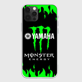 Чехол для iPhone 12 Pro с принтом MONSTER ENERGY (Z) в Екатеринбурге, силикон | область печати: задняя сторона чехла, без боковых панелей | Тематика изображения на принте: bike | energy | monster | monster energy | moto | motocycle | sport | sportmotorcycle | yamaha | когти | монстер энерджи | монстр | мото | спорт | энергия | ямаха