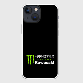 Чехол для iPhone 13 mini с принтом MONSTER ENERGY KAWASAKI | МОНСТЕР ЭНЕРДЖИ КАВАСАКИ (Z) в Екатеринбурге,  |  | Тематика изображения на принте: bike | energy | kawasaki | monster | monster energy | moto | motocross | ninja | sport | zzr | кавасаки | кавасаки ниндзя | монстер энерджи | монстр | мото | мотокросс | ниндзя | спорт | энергия