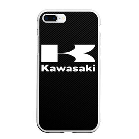 Чехол для iPhone 7Plus/8 Plus матовый с принтом KAWASAKI (Z) в Екатеринбурге, Силикон | Область печати: задняя сторона чехла, без боковых панелей | bike | kawasaki | moto | motocycle | ninja | sportmotorcycle | zzr | кавасаки | кавасаки ниндзя | мото | мотоспорт | ниндзя