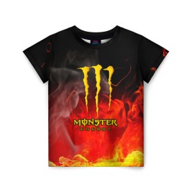 Детская футболка 3D с принтом MONSTER ENERGY в Екатеринбурге, 100% гипоаллергенный полиэфир | прямой крой, круглый вырез горловины, длина до линии бедер, чуть спущенное плечо, ткань немного тянется | energy | honda | mercedes | monster energy | porsche | racing | sport | toyota | автомобил | автомобильные | марка | машины | митсубиси | монстр | монстр энерджи | порше | спорт | тесла | тойота | хонда