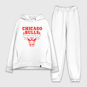 Женский костюм хлопок Oversize с принтом Chicago Bulls. в Екатеринбурге,  |  | 23 | air jordan | bulls | chicago bulls | jordan | michael jordan | nba | paris saint germain | psg | red | sport | быки | джордан | майкл джордан | псж | спорт | чикаго буллс