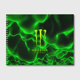 Альбом для рисования с принтом MONSTER ENERGY в Екатеринбурге, 100% бумага
 | матовая бумага, плотность 200 мг. | energy | honda | mercedes | monster energy | porsche | racing | sport | toyota | автомобил | автомобильные | марка | машины | митсубиси | монстр | монстр энерджи | порше | спорт | тесла | тойота | хонда