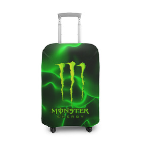 Чехол для чемодана 3D с принтом MONSTER ENERGY в Екатеринбурге, 86% полиэфир, 14% спандекс | двустороннее нанесение принта, прорези для ручек и колес | energy | honda | mercedes | monster energy | porsche | racing | sport | toyota | автомобил | автомобильные | марка | машины | митсубиси | монстр | монстр энерджи | порше | спорт | тесла | тойота | хонда