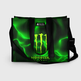 Сумка-шоппер 3D с принтом MONSTER ENERGY в Екатеринбурге, 100% полиэстер | застегивается на металлическую кнопку; внутренний карман застегивается на молнию. Стенки укреплены специальным мягким материалом, чтобы защитить содержимое от несильных ударов
 | energy | honda | mercedes | monster energy | porsche | racing | sport | toyota | автомобил | автомобильные | марка | машины | митсубиси | монстр | монстр энерджи | порше | спорт | тесла | тойота | хонда