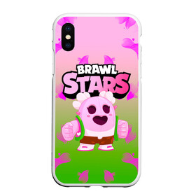 Чехол для iPhone XS Max матовый с принтом Sakura Spike Brawl Stars в Екатеринбурге, Силикон | Область печати: задняя сторона чехла, без боковых панелей | brawl | brawl stars | sakura spike | spike | бравл | бравл кактус | бравл старс | кактус | сакура спайк | спайк | спайк бравл старс