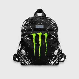 Детский рюкзак 3D с принтом MONSTER ENERGY в Екатеринбурге, 100% полиэстер | лямки с регулируемой длиной, сверху петелька, чтобы рюкзак можно было повесить на вешалку. Основное отделение закрывается на молнию, как и внешний карман. Внутри дополнительный карман. По бокам два дополнительных кармашка | black monster | bmx | claw | cybersport | energy | monster | monster energy | moto | motocross | race | sport | киберспорт | когти | монстер энерджи | монстр | мото | мотокросс | ралли | скейтбординг | спорт | энергия