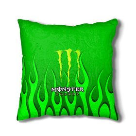 Подушка 3D с принтом MONSTER ENERGY в Екатеринбурге, наволочка – 100% полиэстер, наполнитель – холлофайбер (легкий наполнитель, не вызывает аллергию). | состоит из подушки и наволочки. Наволочка на молнии, легко снимается для стирки | energy | honda | mercedes | monster energy | porsche | racing | sport | toyota | автомобил | автомобильные | марка | машины | митсубиси | монстр | монстр энерджи | порше | спорт | тесла | тойота | хонда