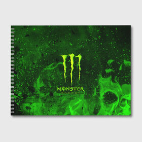 Альбом для рисования с принтом MONSTER ENERGY в Екатеринбурге, 100% бумага
 | матовая бумага, плотность 200 мг. | energy | honda | mercedes | monster energy | porsche | racing | sport | toyota | автомобил | автомобильные | марка | машины | митсубиси | монстр | монстр энерджи | порше | спорт | тесла | тойота | хонда