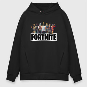 Мужское худи Oversize хлопок с принтом FORTNITE в Екатеринбурге, френч-терри — 70% хлопок, 30% полиэстер. Мягкий теплый начес внутри —100% хлопок | боковые карманы, эластичные манжеты и нижняя кромка, капюшон на магнитной кнопке | fortnite | fortnite 2 | fortnite battle royale | fortnite mobile | marshmello | маршмелло. | маршмело | фортнайт