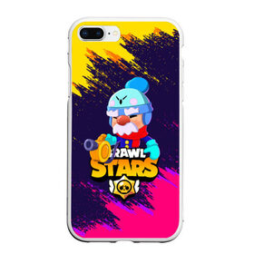 Чехол для iPhone 7Plus/8 Plus матовый с принтом BRAWL STARS GALE в Екатеринбурге, Силикон | Область печати: задняя сторона чехла, без боковых панелей | bibi | brawl stars | coach mike | crow | gale | leon | leon shark | max | mecha crow | mortis | mr.p | phoenix | sally leon | sandy | spike | sprout | tara | unicorn | virus 8 bit | werewolf | ворон | оборотень