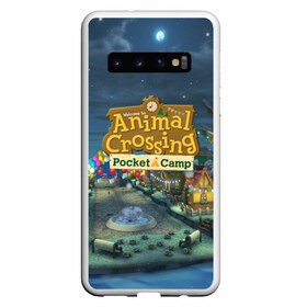 Чехол для Samsung Galaxy S10 с принтом ANIMAL CROSSING в Екатеринбурге, Силикон | Область печати: задняя сторона чехла, без боковых панелей | animal crossing:new horizons | game | nintendo | анимал кроссинг | животные | звери | игра | нинтендо | пересечение животных