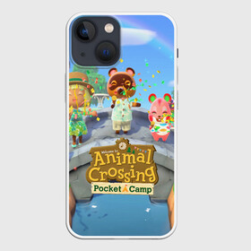 Чехол для iPhone 13 mini с принтом ANIMAL CROSSING в Екатеринбурге,  |  | animal crossing:new horizons | game | nintendo | анимал кроссинг | животные | звери | игра | нинтендо | пересечение животных