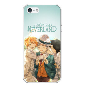 Чехол для iPhone 5/5S матовый с принтом The Promised Neverland в Екатеринбурге, Силикон | Область печати: задняя сторона чехла, без боковых панелей | anime | emma | mango | the promised neverland | yakusoku no neverland | аниме | манга | обещанная страна грёз | обещанный неверленд