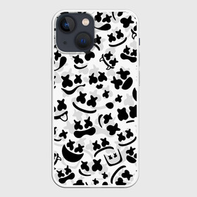 Чехол для iPhone 13 mini с принтом MARSHMELLO FACE в Екатеринбурге,  |  | deadmau5 | fortnite | fortnite 2 | fortnite x маршмелло | ikonik | marshmello | ninja | ninja streamer | raven | travis scott | ворон | иконик | ниндзя | пили | рейвен | трэвис скотт | фортнайт