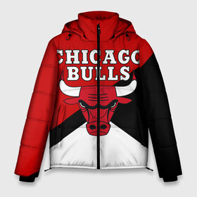 Мужская зимняя куртка 3D с принтом CHICAGO BULLS в Екатеринбурге, верх — 100% полиэстер; подкладка — 100% полиэстер; утеплитель — 100% полиэстер | длина ниже бедра, свободный силуэт Оверсайз. Есть воротник-стойка, отстегивающийся капюшон и ветрозащитная планка. 

Боковые карманы с листочкой на кнопках и внутренний карман на молнии. | bulls | chicago | chicago bulls | nba | red bulls | usa | америка | быки | нба | сша | чикаго буллс