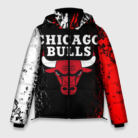 Мужская зимняя куртка 3D с принтом CHICAGO BULLS в Екатеринбурге, верх — 100% полиэстер; подкладка — 100% полиэстер; утеплитель — 100% полиэстер | длина ниже бедра, свободный силуэт Оверсайз. Есть воротник-стойка, отстегивающийся капюшон и ветрозащитная планка. 

Боковые карманы с листочкой на кнопках и внутренний карман на молнии. | bulls | chicago | chicago bulls | nba | red bulls | usa | америка | быки | нба | сша | чикаго буллс