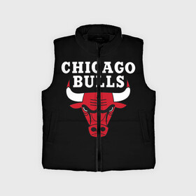 Детский жилет утепленный 3D с принтом CHICAGO BULLS | ЧИКАГО БУЛЛС в Екатеринбурге,  |  | Тематика изображения на принте: bulls | chicago | chicago bulls | nba | red bulls | usa | америка | быки | нба | сша | чикаго буллс