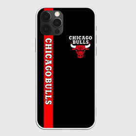 Чехол для iPhone 12 Pro с принтом CHICAGO BULLS в Екатеринбурге, силикон | область печати: задняя сторона чехла, без боковых панелей | bulls | chicago | chicago bulls | nba | red bulls | usa | америка | быки | нба | сша | чикаго буллс