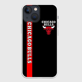 Чехол для iPhone 13 mini с принтом CHICAGO BULLS в Екатеринбурге,  |  | Тематика изображения на принте: bulls | chicago | chicago bulls | nba | red bulls | usa | америка | быки | нба | сша | чикаго буллс