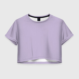 Женская футболка Crop-top 3D с принтом Лаванда в Екатеринбурге, 100% полиэстер | круглая горловина, длина футболки до линии талии, рукава с отворотами | mask | medical mask | virus | вирус | коронавирус | маска | медицинская маска