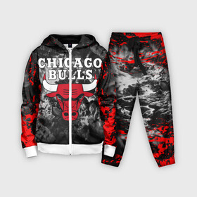 Детский костюм 3D с принтом CHICAGO BULLS в Екатеринбурге,  |  | bulls | chicago | chicago bulls | nba | red bulls | usa | америка | быки | нба | сша | чикаго буллс