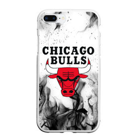 Чехол для iPhone 7Plus/8 Plus матовый с принтом CHICAGO BULLS в Екатеринбурге, Силикон | Область печати: задняя сторона чехла, без боковых панелей | bulls | chicago | chicago bulls | nba | red bulls | usa | америка | быки | нба | сша | чикаго буллс