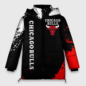 Женская зимняя куртка 3D с принтом CHICAGO BULLS в Екатеринбурге, верх — 100% полиэстер; подкладка — 100% полиэстер; утеплитель — 100% полиэстер | длина ниже бедра, силуэт Оверсайз. Есть воротник-стойка, отстегивающийся капюшон и ветрозащитная планка. 

Боковые карманы с листочкой на кнопках и внутренний карман на молнии | bulls | chicago | chicago bulls | nba | red bulls | usa | америка | быки | нба | сша | чикаго буллс