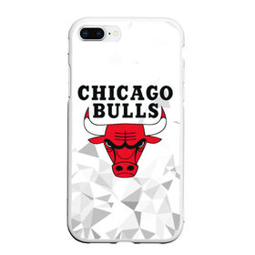 Чехол для iPhone 7Plus/8 Plus матовый с принтом CHICAGO BULLS в Екатеринбурге, Силикон | Область печати: задняя сторона чехла, без боковых панелей | bulls | chicago | chicago bulls | nba | red bulls | usa | америка | быки | нба | сша | чикаго буллс