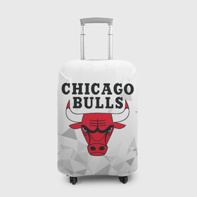 Чехол для чемодана 3D с принтом CHICAGO BULLS в Екатеринбурге, 86% полиэфир, 14% спандекс | двустороннее нанесение принта, прорези для ручек и колес | bulls | chicago | chicago bulls | nba | red bulls | usa | америка | быки | нба | сша | чикаго буллс