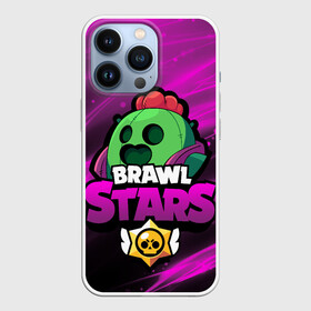 Чехол для iPhone 13 Pro с принтом СПАЙК BRAWL STARS в Екатеринбурге,  |  | brawl stars spike | spike | бравл старс спайк | бравлер | кактус | спайк | спайк brawl stars