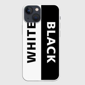 Чехол для iPhone 13 mini с принтом BLACK  WHITE в Екатеринбурге,  |  | abstraction | black and white | geometry | hexagon | neon | paints | stripes | texture | triangle | абстракция | брызги | геометрия | краски | неон | неоновый | соты | текстура