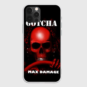 Чехол для iPhone 12 Pro Max с принтом Gotcha в Екатеринбурге, Силикон |  | Тематика изображения на принте: 666 | 999 | car | game | gotcha | max damage | old school | череп