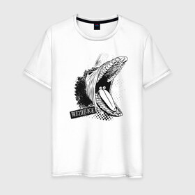 Мужская футболка хлопок с принтом Beetlejuice в Екатеринбурге, 100% хлопок | прямой крой, круглый вырез горловины, длина до линии бедер, слегка спущенное плечо. | beetlejuice | vdpartat | барбара | битлджус | монстр | ужасы